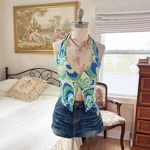 Tankini halter top  princess polly swirl‎ halter top size 4